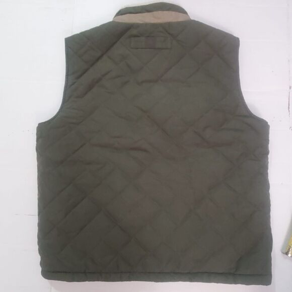 Rainforest HERITAGE MICRO OXFORD DIAMOND QUILTED SHERPA LINED VEST $150 - Picture 8 of 8